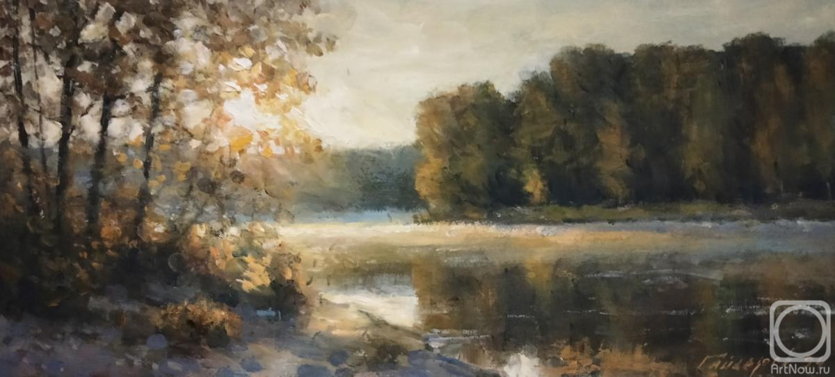 Gaiderov Michail. Autumn sunrise on the river