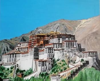 Potala - The Abode of the Gods (art cycle "The Real Tibet"). Svetlyy Aleksandr