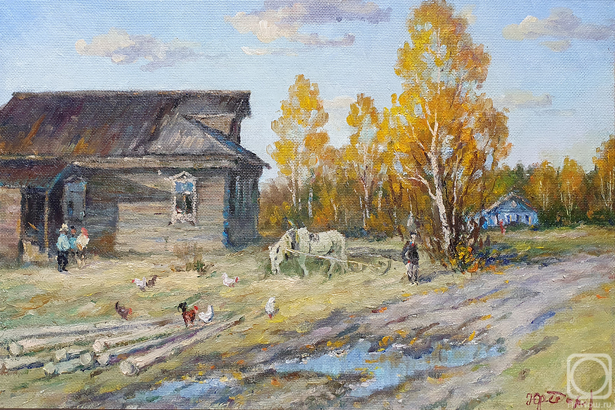 Fedorenkov Yury. Autumn day in Dergayev