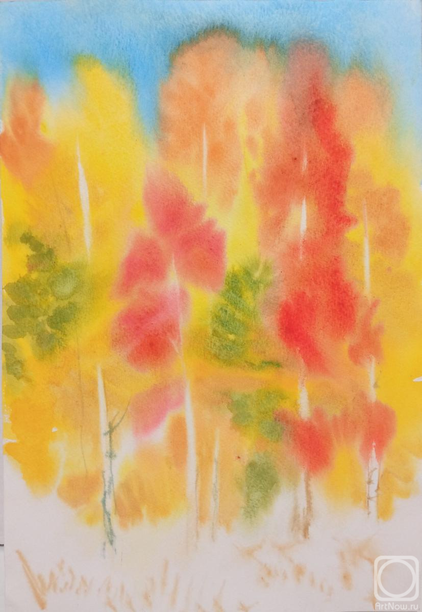 Goryushkina Anastasiya. Birch trees