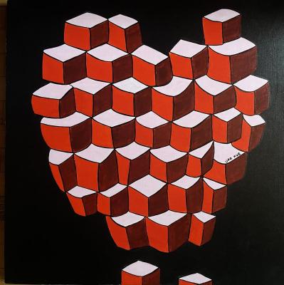 Heart (Cubism). Gvozdetskaya Irina