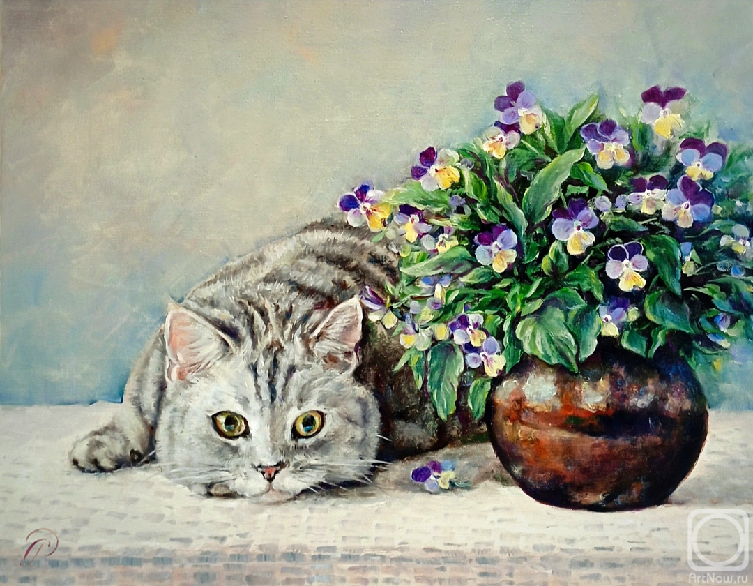 Rodionova Svetlana. Mischievous Cat