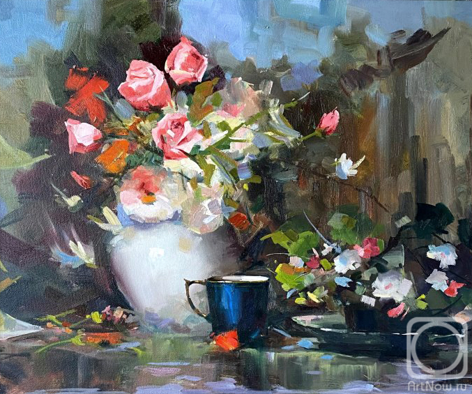 Magas Pavel. A blue cup