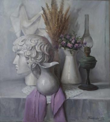 Still Life with the Head of Antinous (Stylish Modern Painting). Goryunova Olga