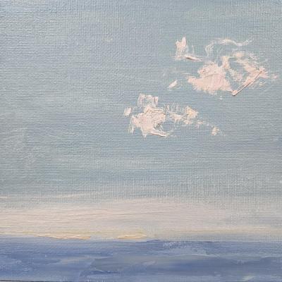 From the series White Nights on the White Sea (White Clouds). Polzikova Oksana