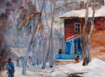 In Tarusa, the house of creativity (). Fedotov Viktor