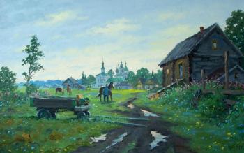 At the Stables. Morning (). Alexandrovsky Alexander