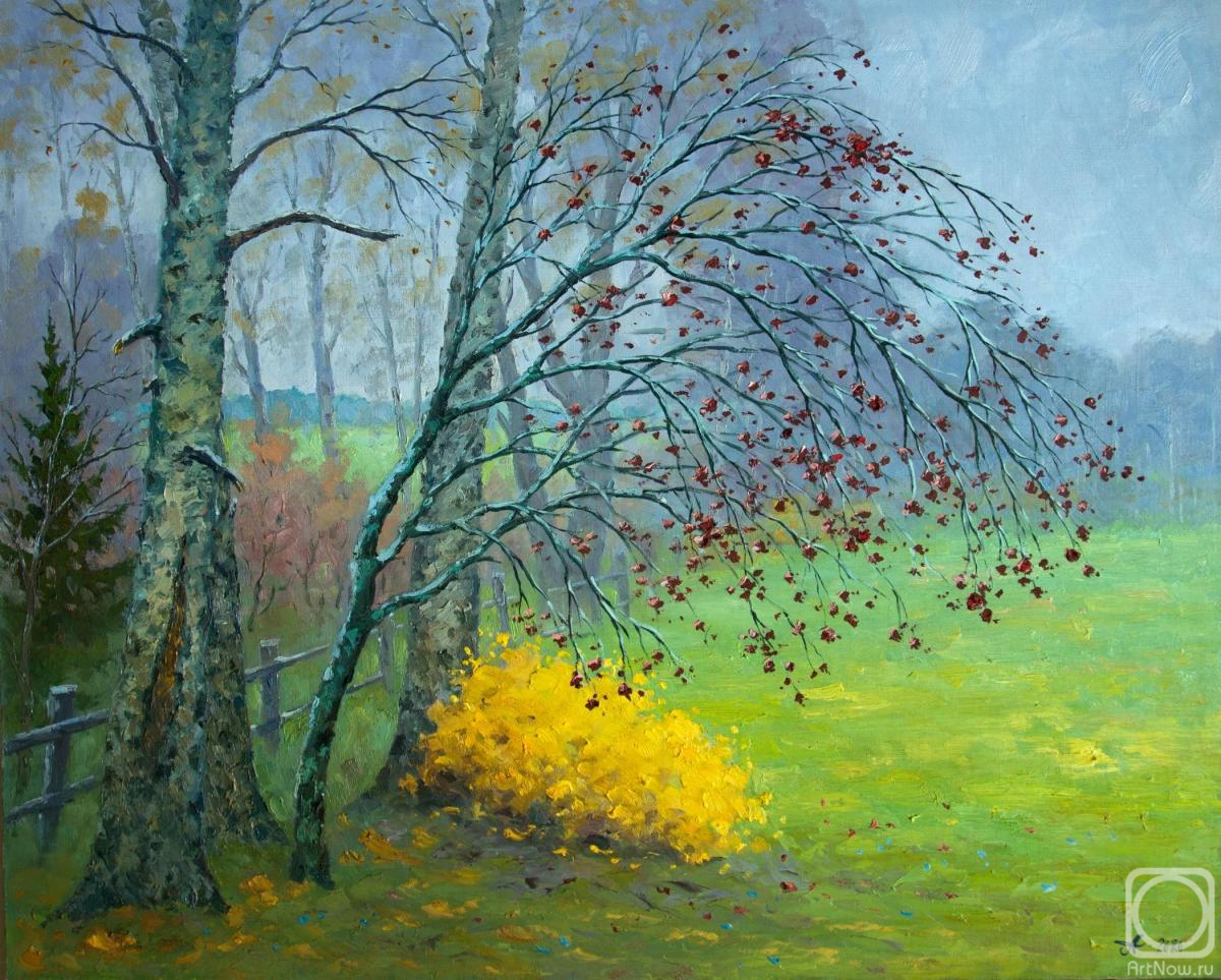 Alexandrovsky Alexander. Rowan Tree in Autumn