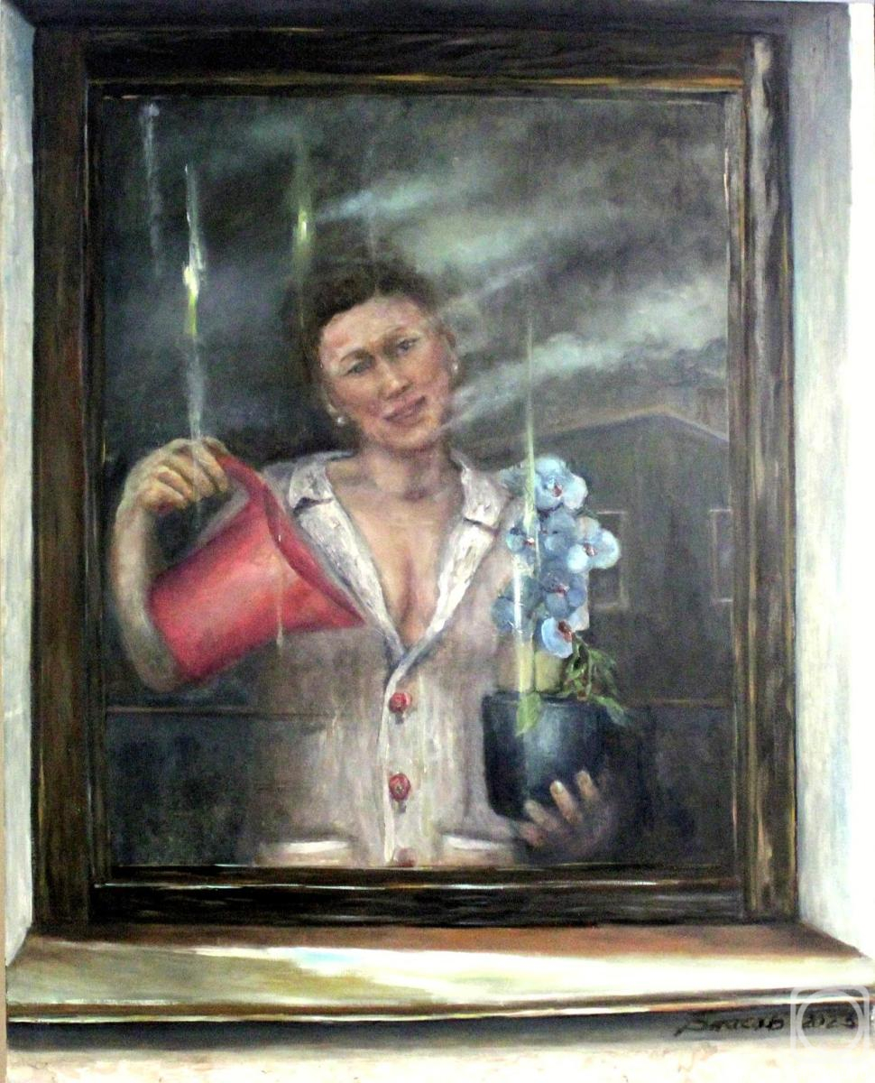 Vlasov Vyacheslav. The neighbor with the orchid