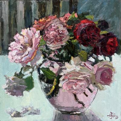 Roses from the garden (A Picture Oil). Norloguyanova Arina