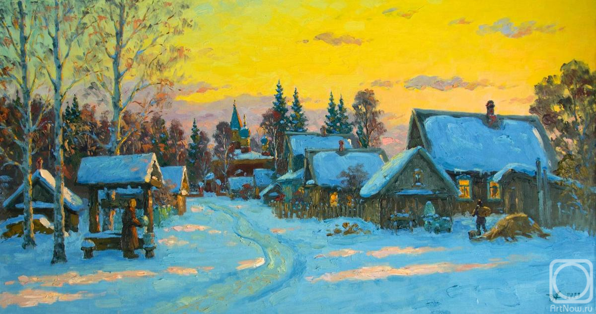Alexandrovsky Alexander. Zayanie Village. Winter