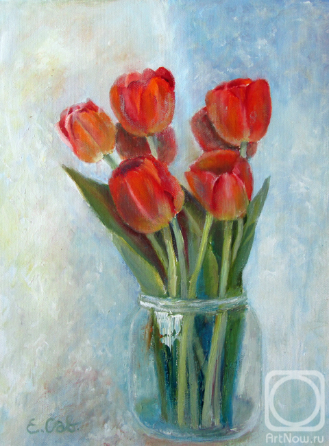 Savelyeva Elena. Favorite tulips