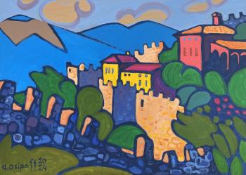 Houses on the fortress hill. Osipov Andrey