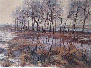 Last Snow (Dry Reeds). Voronov Vladimir