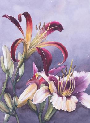 Bright lily. Grudanova Varvara