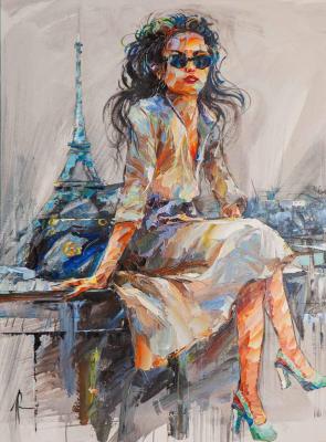 Once upon a time in Paris (Paris Painting). Rodries Jose