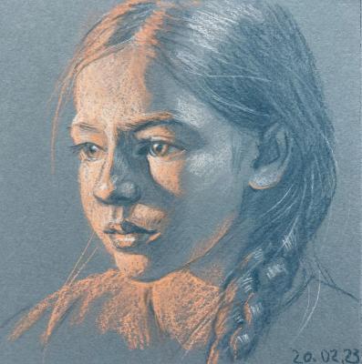 Pelagia (Pastel Portrait). Bikova Yulia