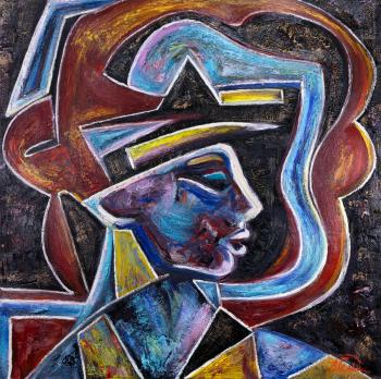 Muse (Fauvism With Cubist Elements). Gvildis Vera