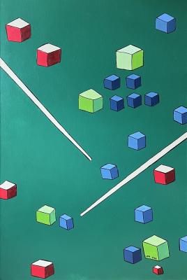 Duel (Cubism). Gvozdetskaya Irina