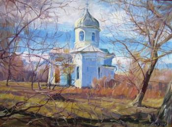 Church of St. Andrew the First-Called in the village of Pervozvanovka (A Sunny Day In The Village). Voronov Vladimir
