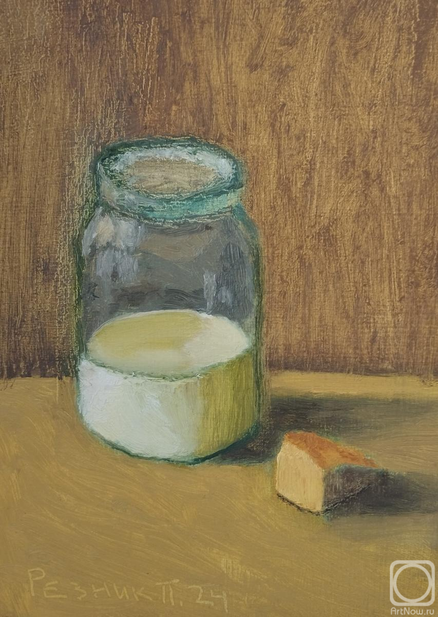 Reznik Pavel. Still life with milk