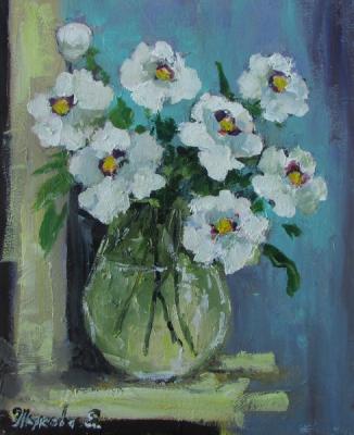 White peonies (Bouquet Of White Peonies). Zhukova Elena