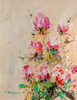 Roses in the garden (Painting With Roses). Vevers Christina