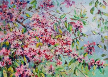 Apple trees are blooming (Trees In A Picture). Kruglova Svetlana