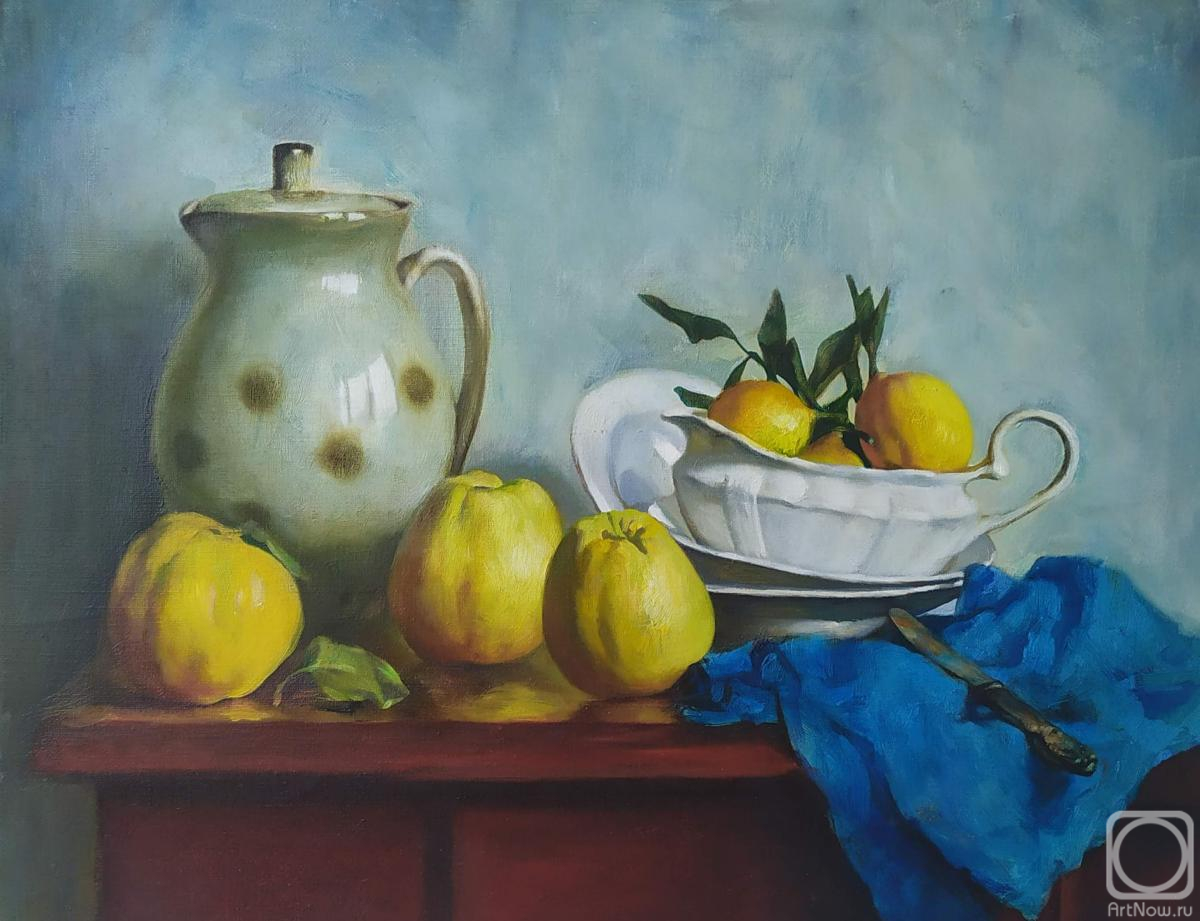 Kolesnikov Nikolay. Still life with lemons