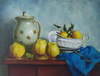Still life with lemons. Kolesnikov Nikolay