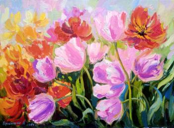 Colors of spring (Field Of Tulips). Gerasimova Natalia