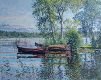  (Oil Painting Boats).  