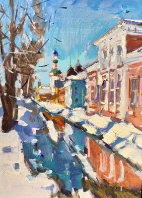Vologda, March (Courtyards). Polyakov Arkady