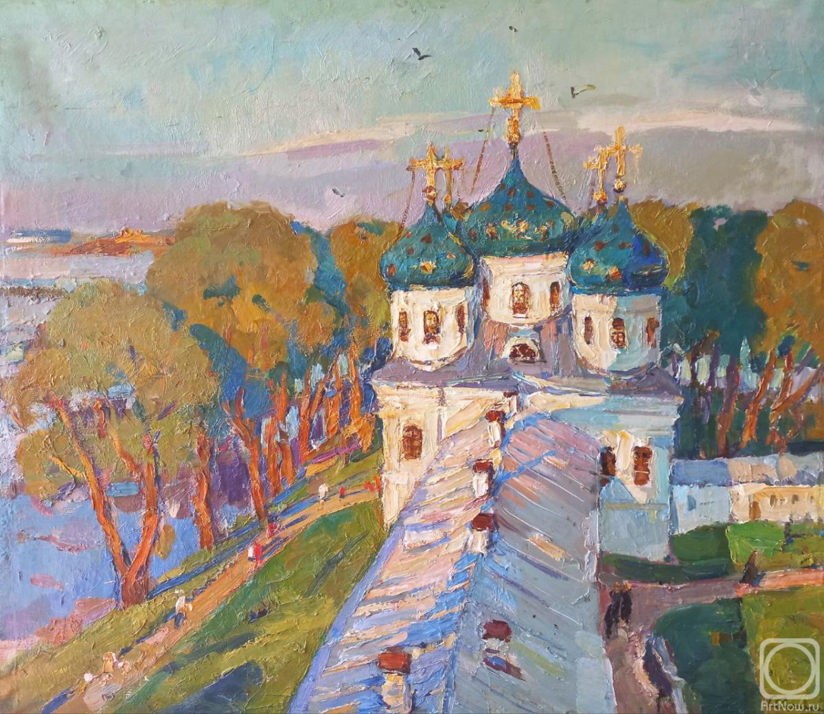 Sorokina Olga. Novgorod. View from the bell tower of St. George