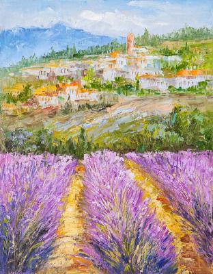 Beyond the lavender sea. Provence