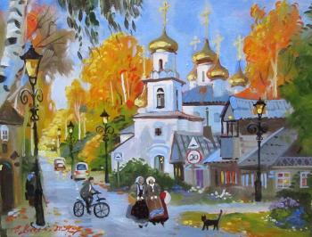 Provincial town (Provincial Russia). Schubert Albina