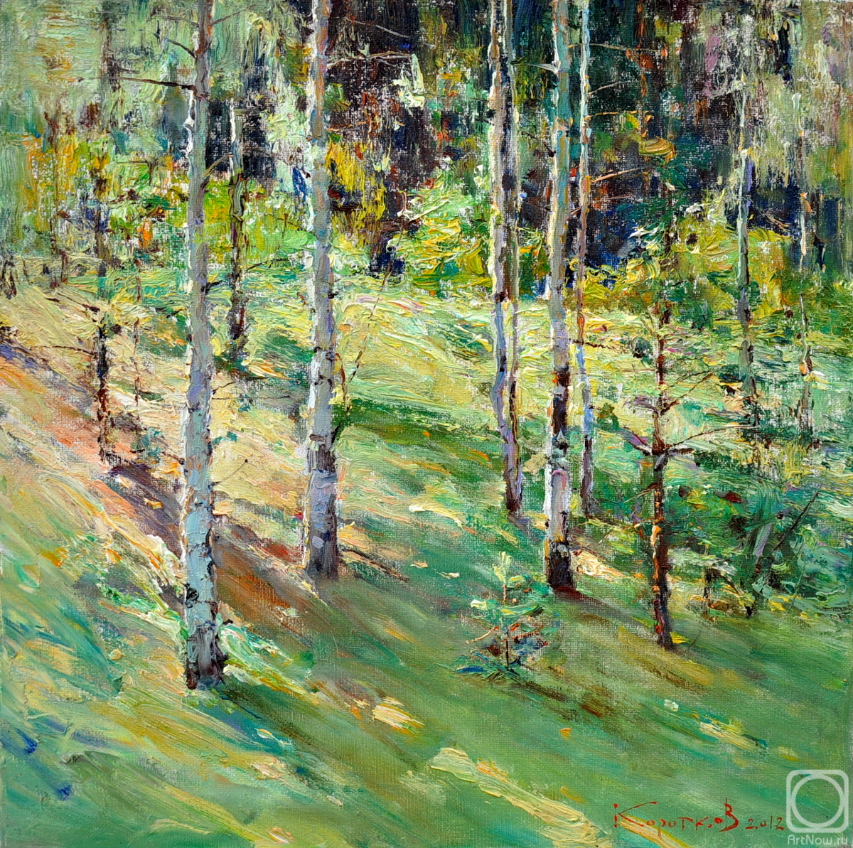 Korotkov Valentin. Birch trees