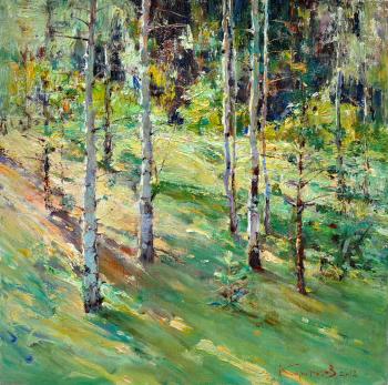 Birch trees. Korotkov Valentin