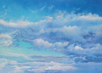 Heavenly waves (White Clouds). Fyodorova-Popova Tatyana