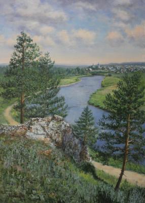 Ural landscape (On Chusovaya). Korepanov Alexander