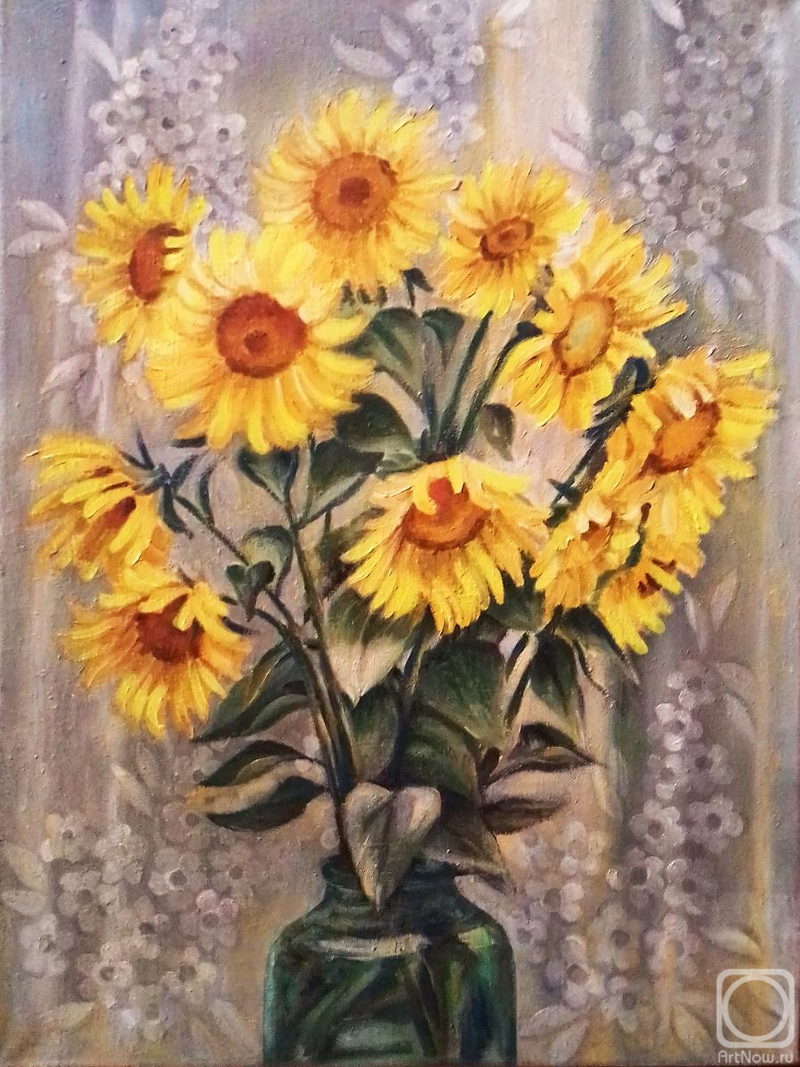 Levina Galina. Sunflowers
