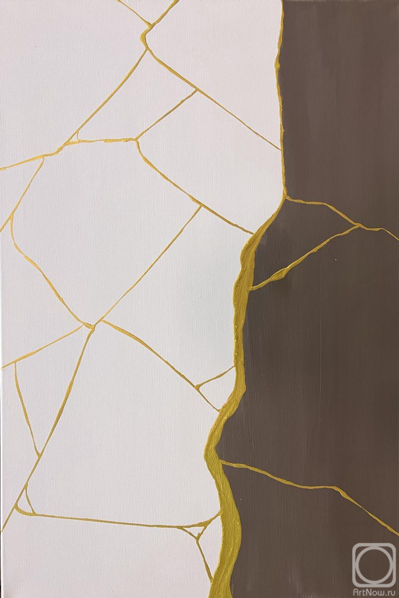 Skromova Marina. White-brown abstraction
