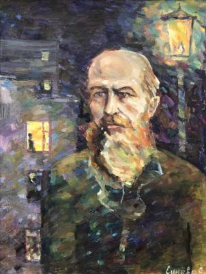 Portrait of Dostoevsky. Sineva Svetlana
