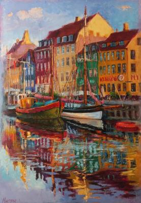 Colored Nuhavn. Martens Helen