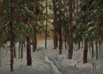Snow Trail (Artist Olga Goryunova). Goryunova Olga