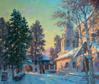 Kostroma, Sloboda in Winter (Alexander Alexandrovsky). Alexandrovsky Alexander