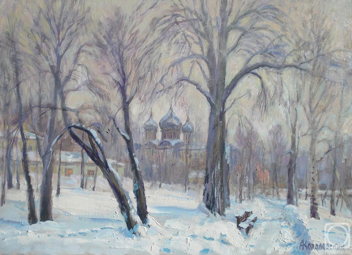 Kovalevscky Andrey. Snowy February at the Izmailovo estate