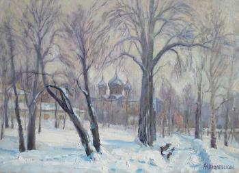 Snowy February at the Izmailovo estate (). Kovalevscky Andrey