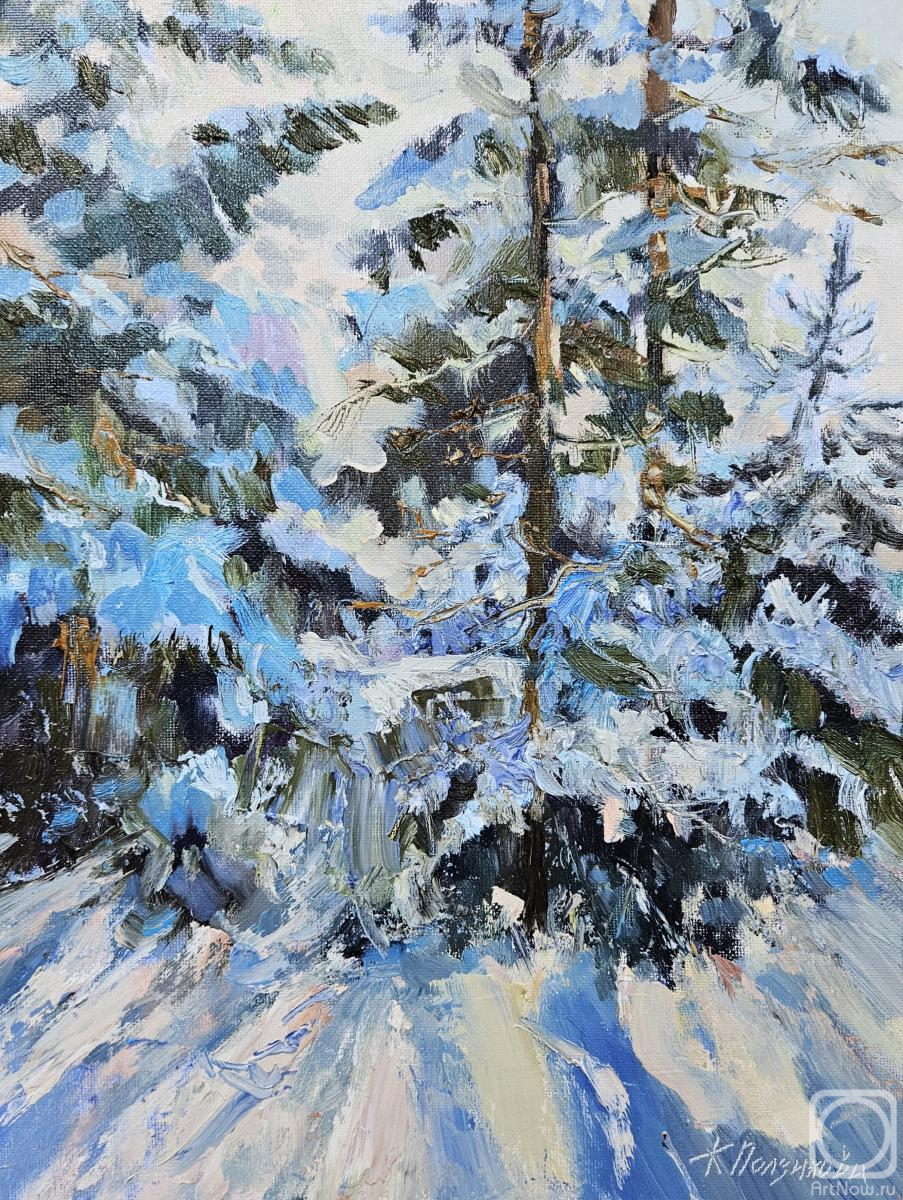 Polzikova Oksana. In the snowy forest