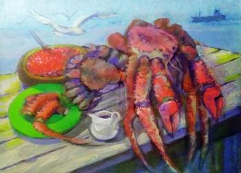 Still life with crab. Kravchenko Tamara